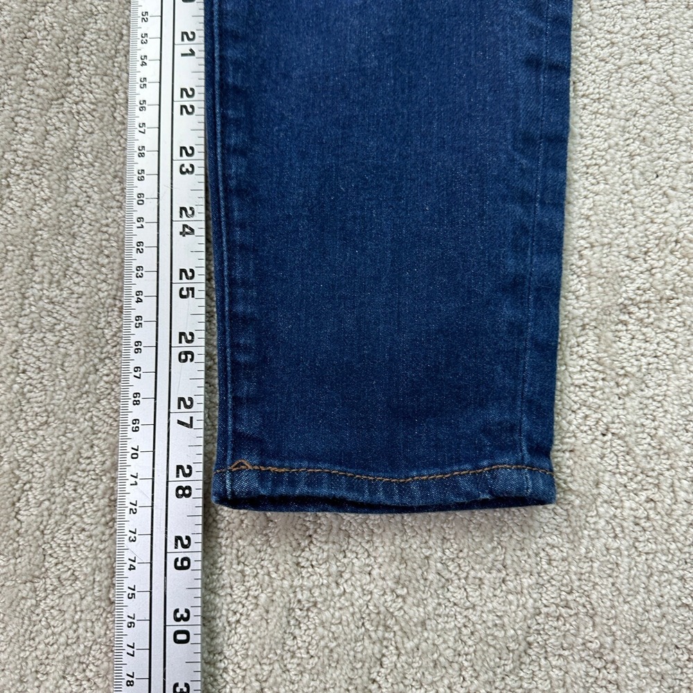 Pilcro And The Letterpress Jeans Mid Rise Skinny Blue Denim Women's Size 28 - Picture 8 of 14